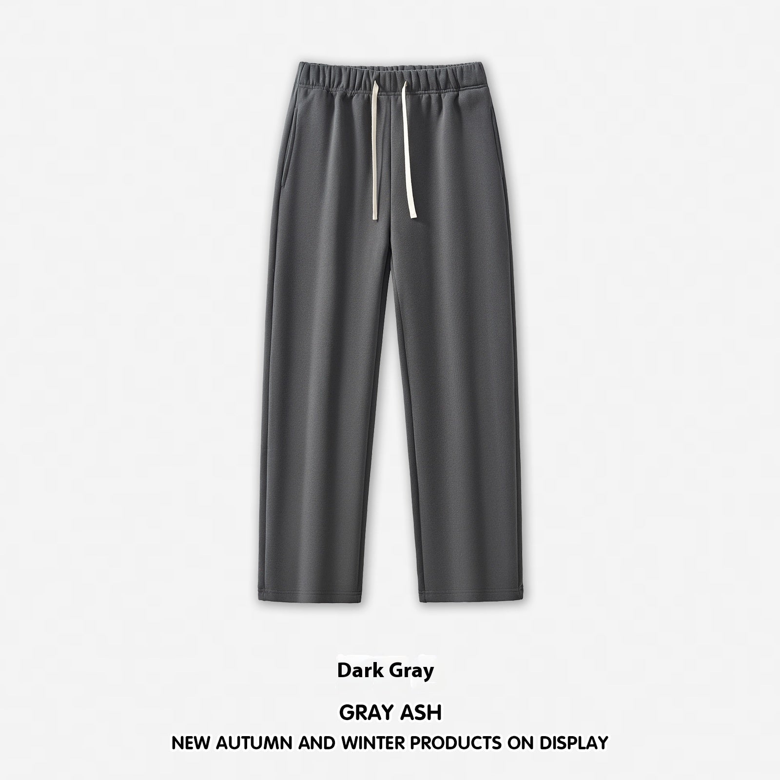 Men's Wide Leg Straight Dopamine Solid Color Sweatpants