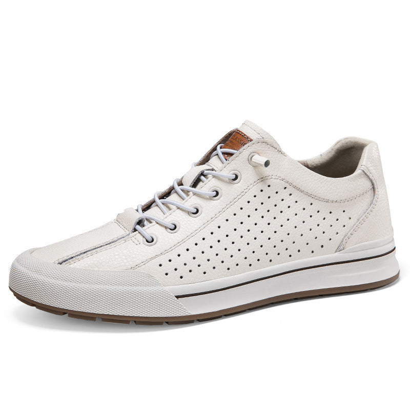Men's White Shoes Breathable All-matching