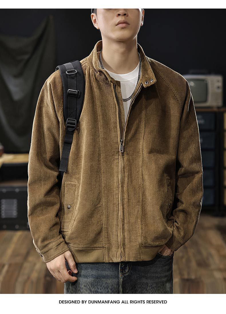 Men's Vintage Corduroy Long-sleeved Jacket