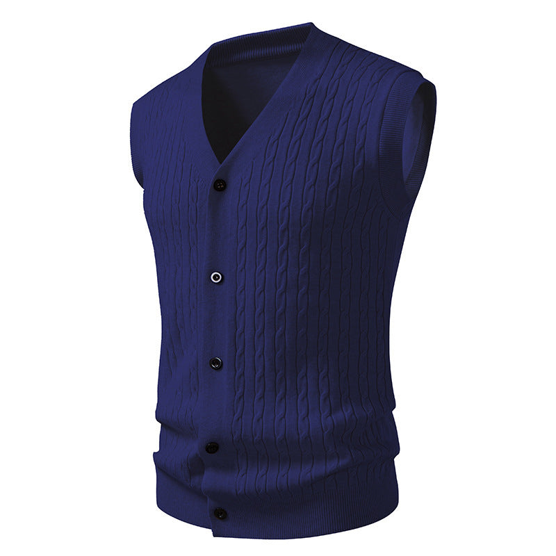 Men's Twisted Cardigan Sweater