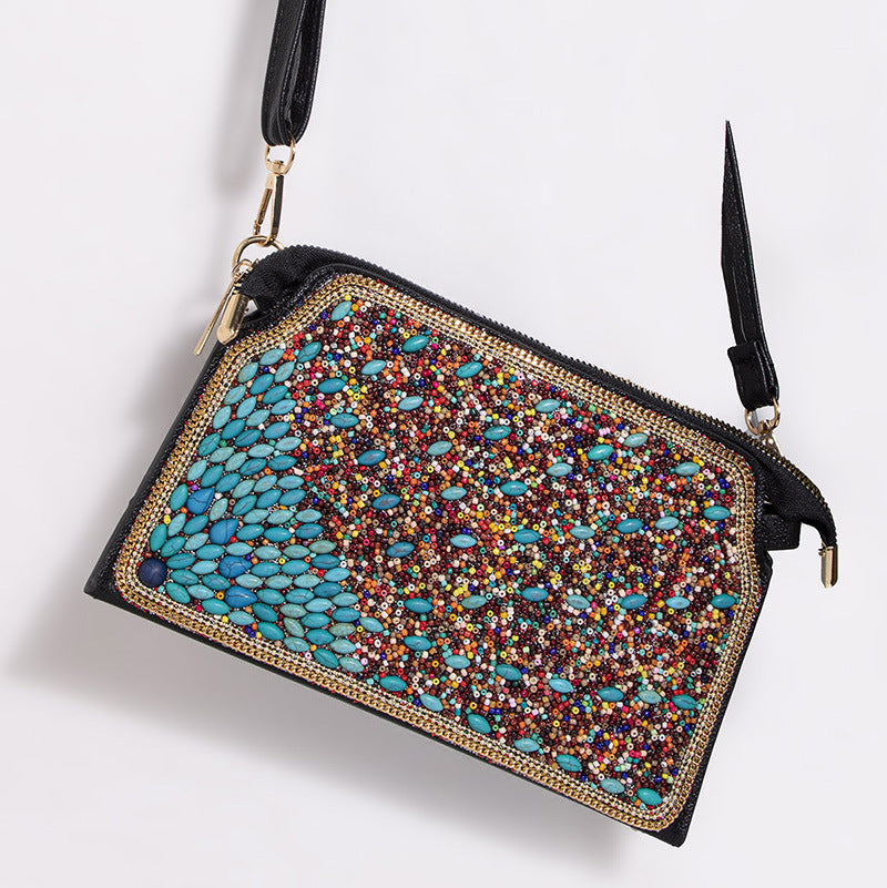 Mizhu Shell Flower Crossbody Bag