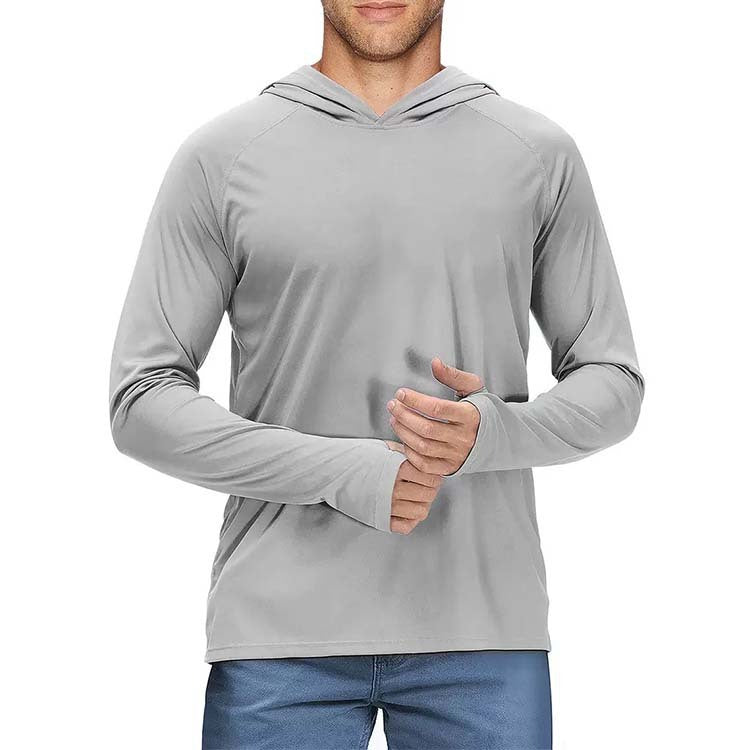 Long Sleeve Men's Loose Casual Hooded Workout Clothes Sweater