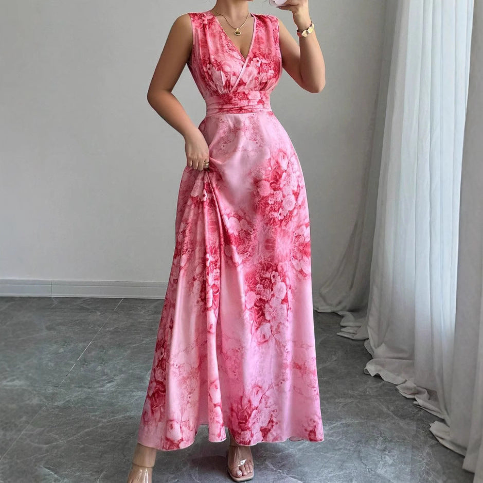 Waist-tight Slimming Overcoat Seaside Holiday Dress