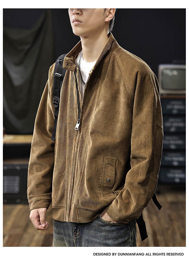 Men's Vintage Corduroy Long-sleeved Jacket