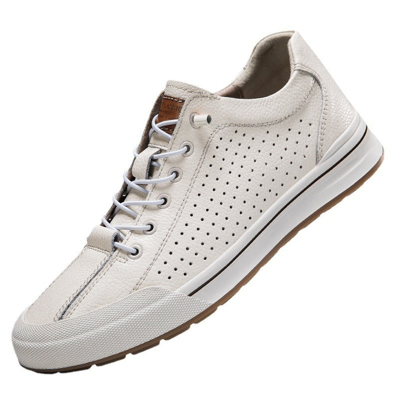 Men's White Shoes Breathable All-matching