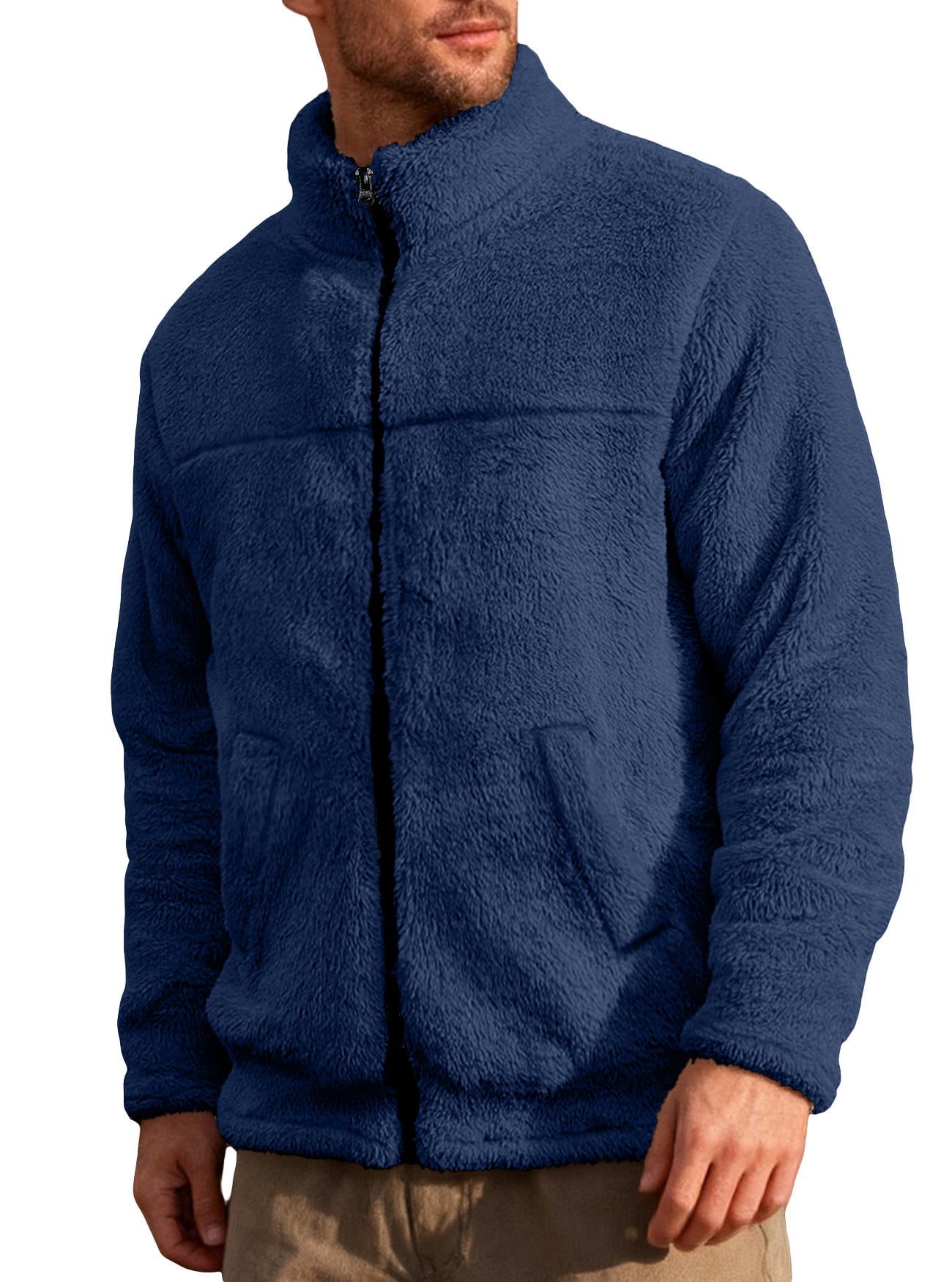 Leisure Sports Loose Zip Bejirog Stand-up Collar Jacket