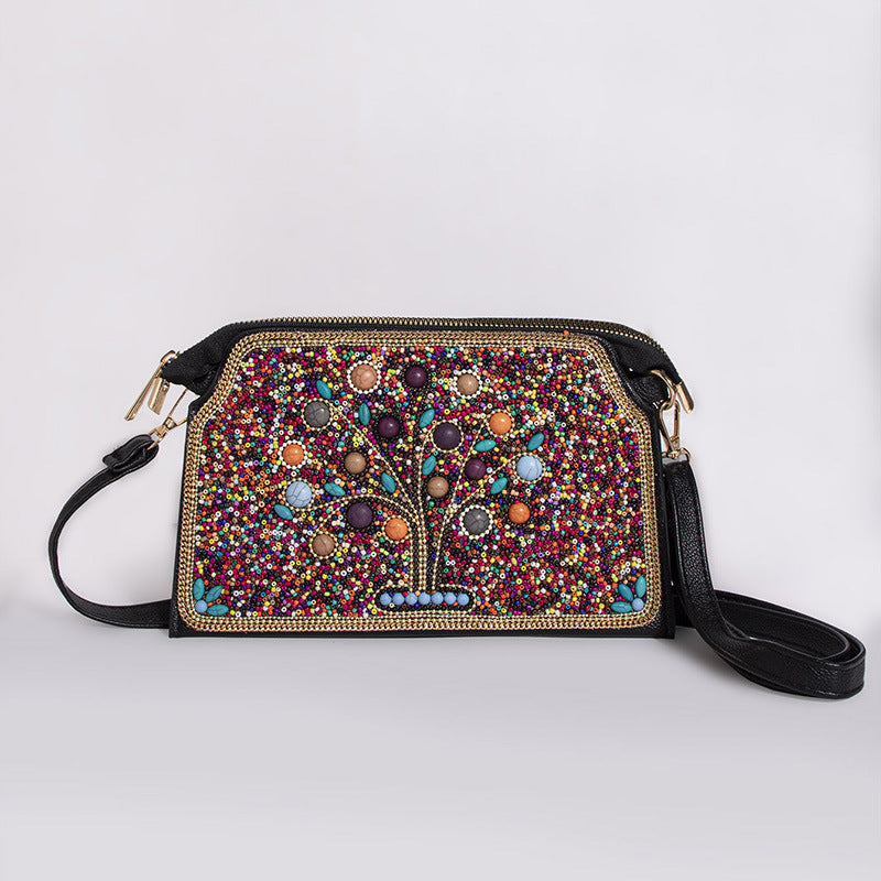 Mizhu Shell Flower Crossbody Bag