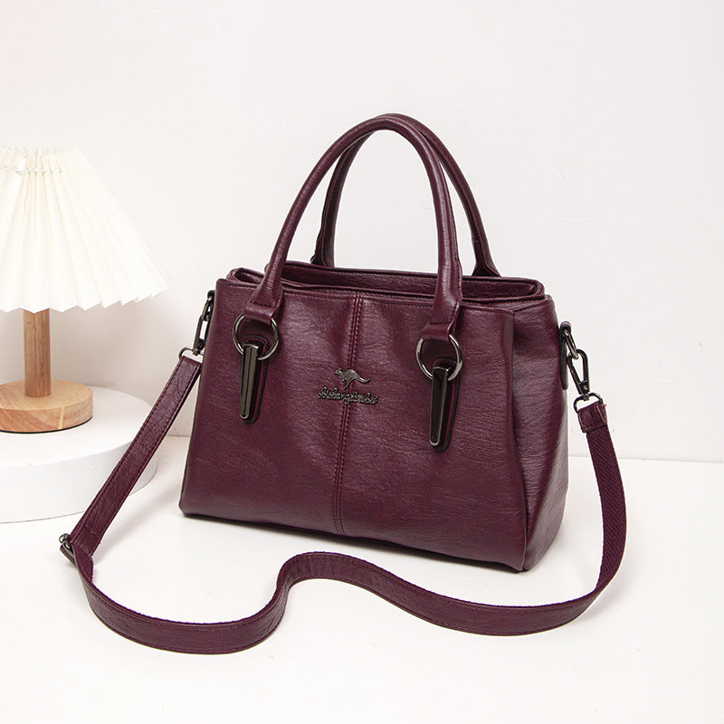 Fashion Large Capacity Wholesale Women's Crossbody Soft Leather Bag
