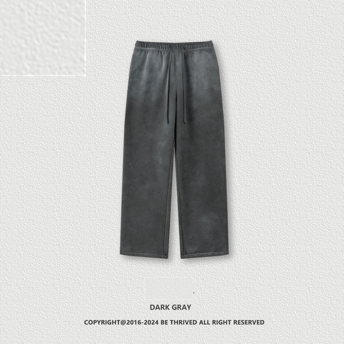 Men's Loose Velvet Thickened Wide Leg Straight Casual Pants