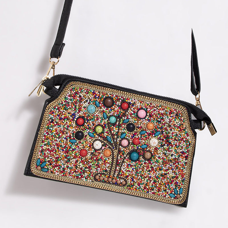 Mizhu Shell Flower Crossbody Bag