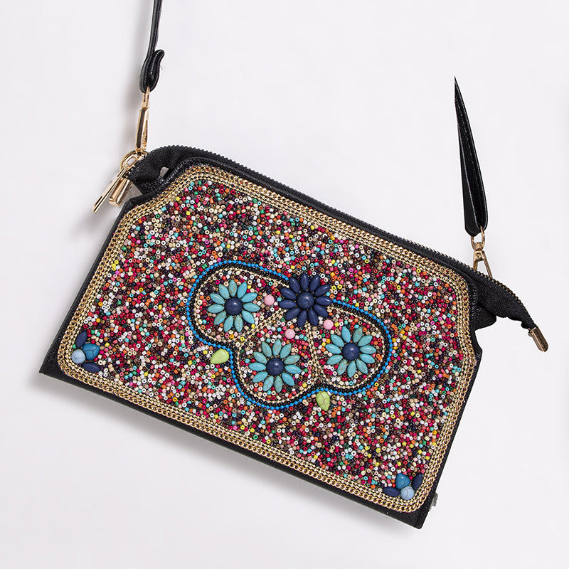 Mizhu Shell Flower Crossbody Bag