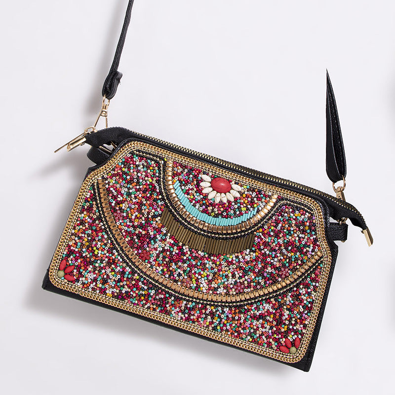 Mizhu Shell Flower Crossbody Bag