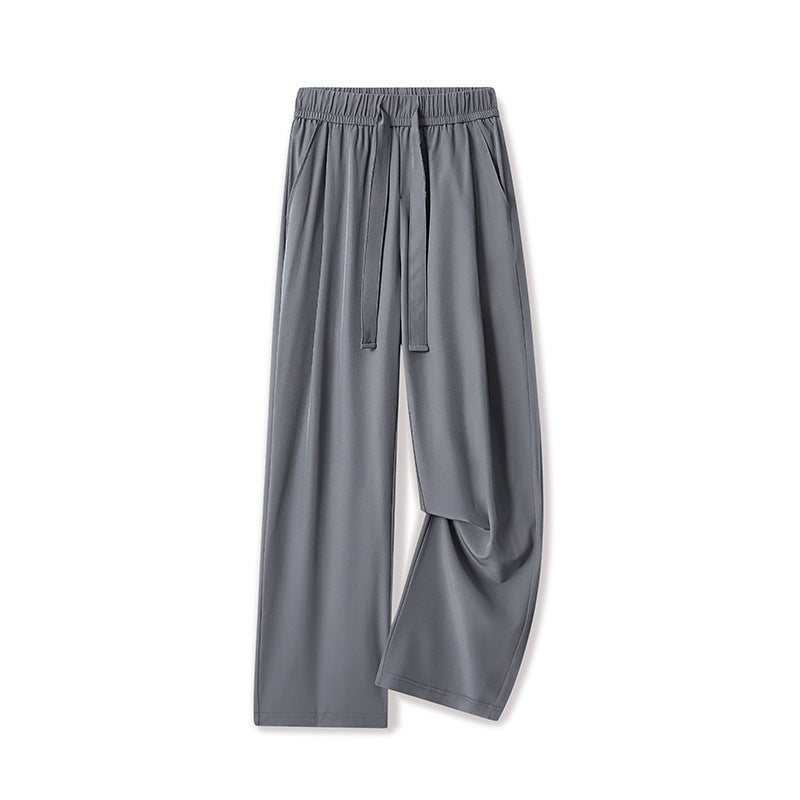 Men's Quick-drying Loose Straight Breathable Wide-leg Casual Pants