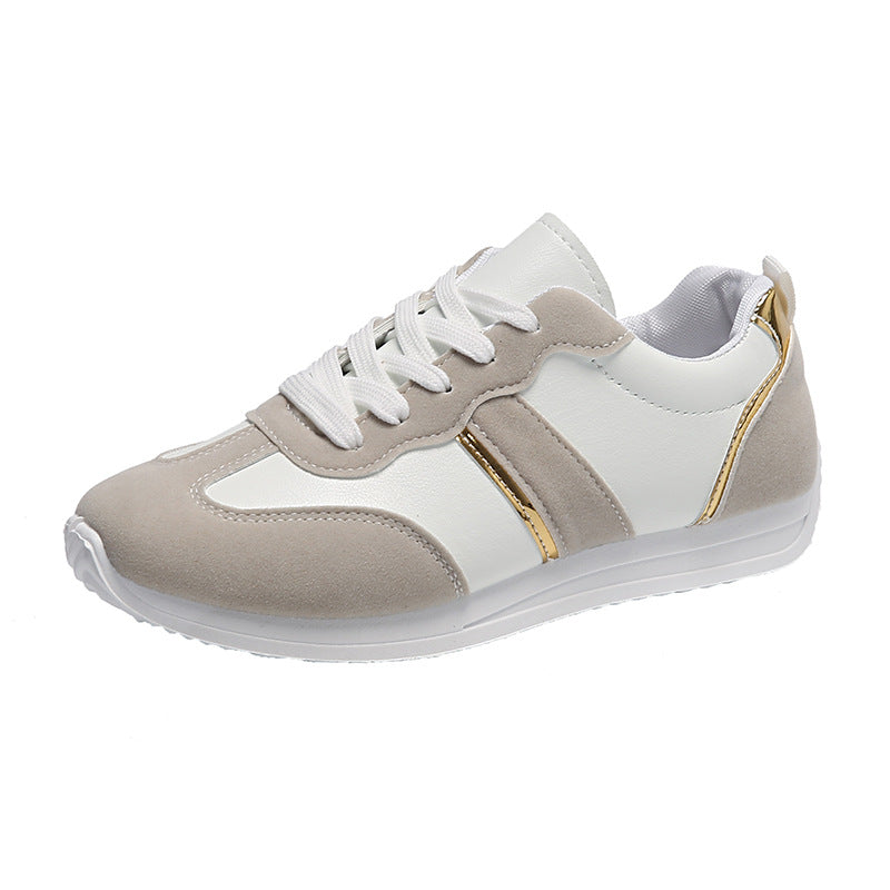 Casual Flat Sports Shoes Women's Low-top Large Size Cross-border Running Shoes