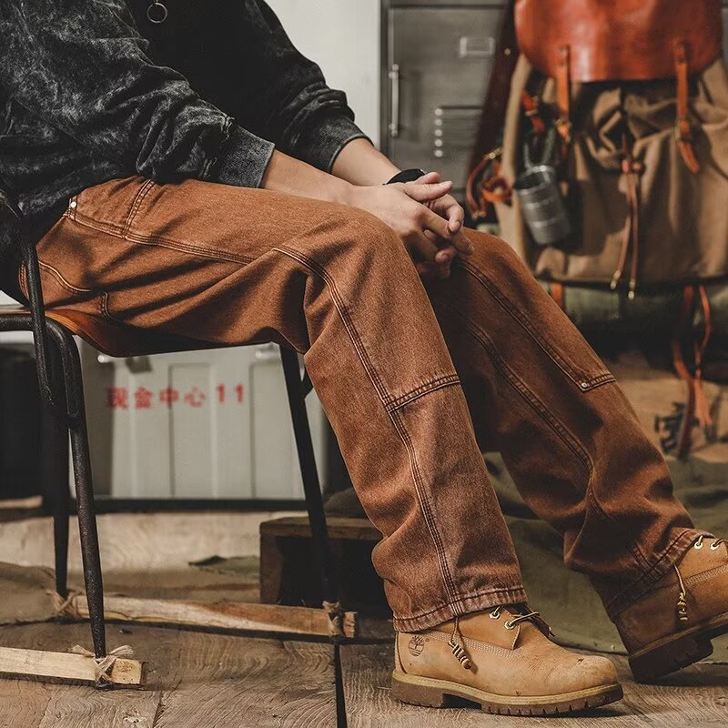 Loose Straight All-matching Casual Men's Pants