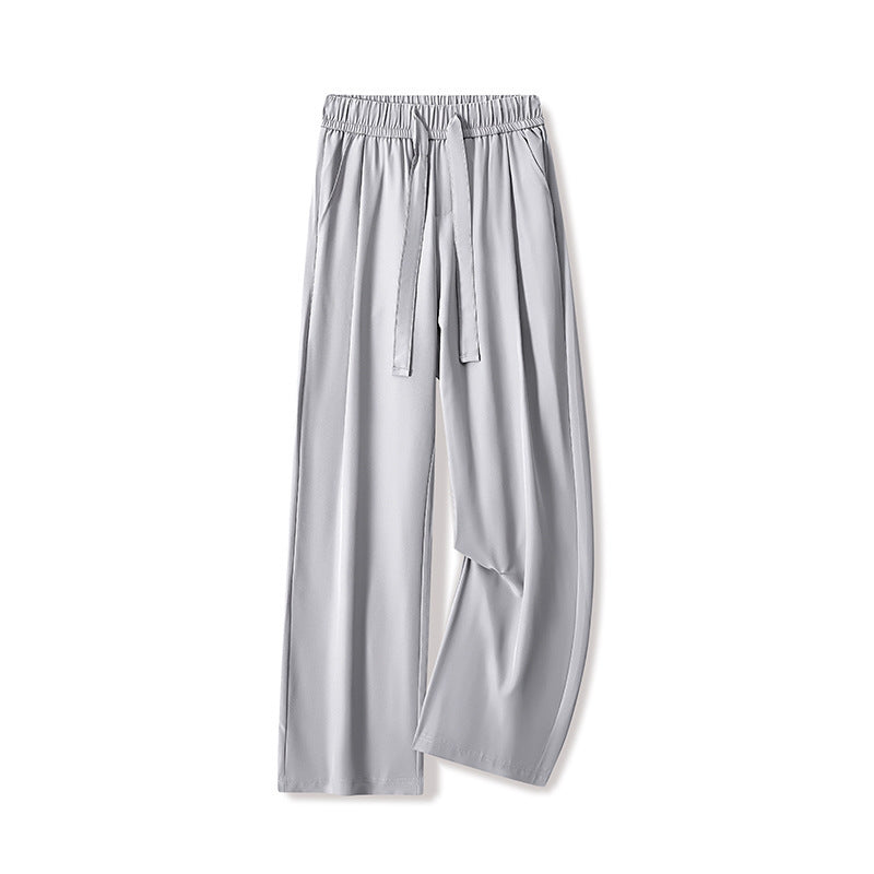 Men's Quick-drying Loose Straight Breathable Wide-leg Casual Pants