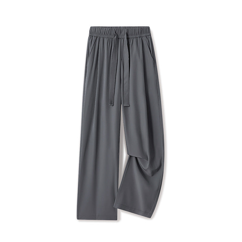 Men's Quick-drying Loose Straight Breathable Wide-leg Casual Pants