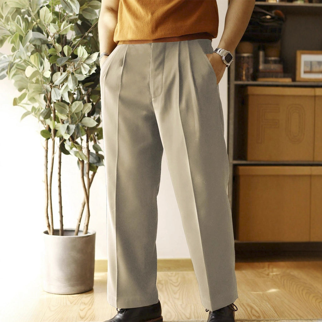 Men's Casual Fashion Loose Straight Trend Wide-leg Pants