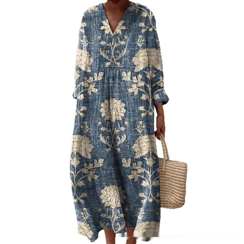 Women's Solid Color Short Sleeve Dress With Pockets