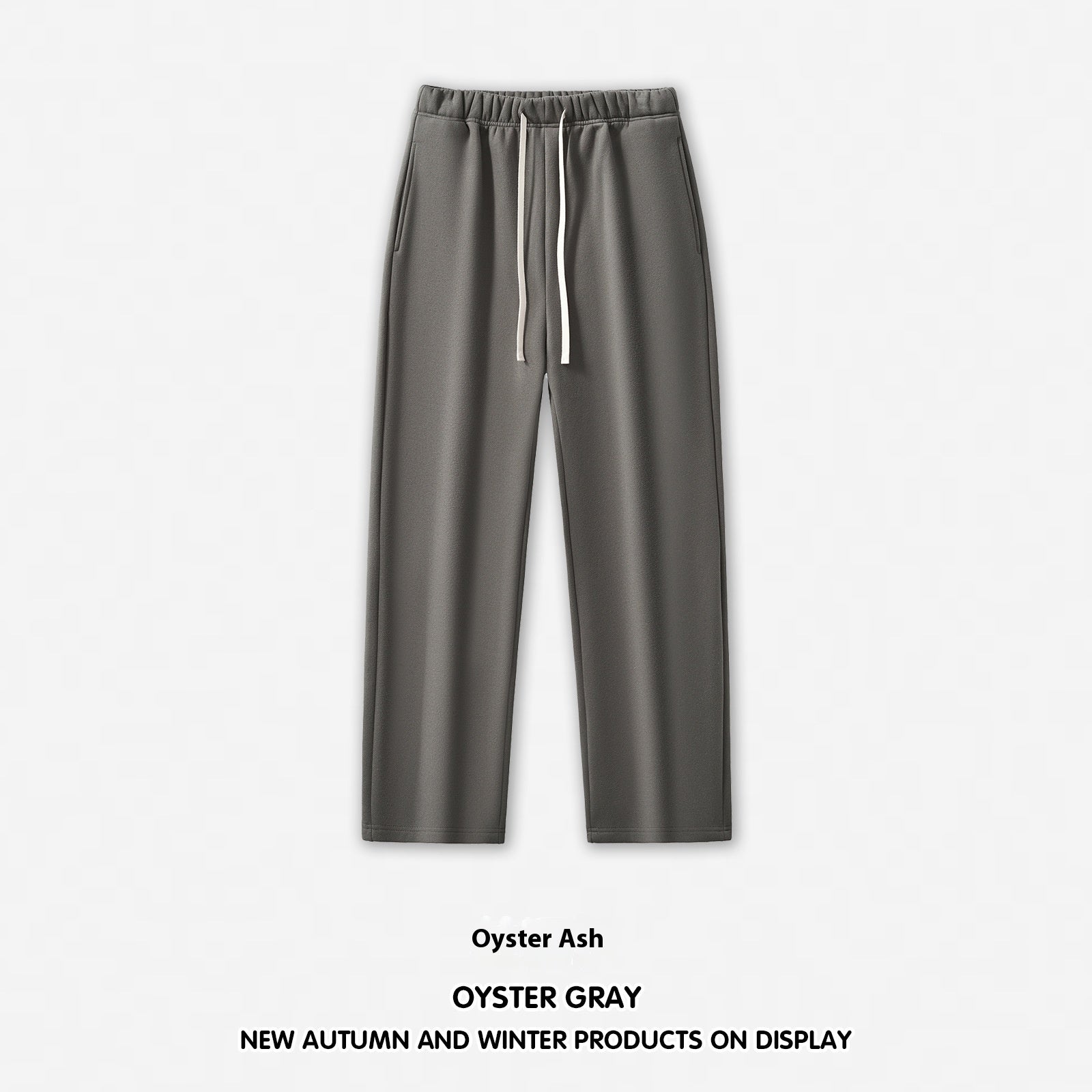 Men's Wide Leg Straight Dopamine Solid Color Sweatpants