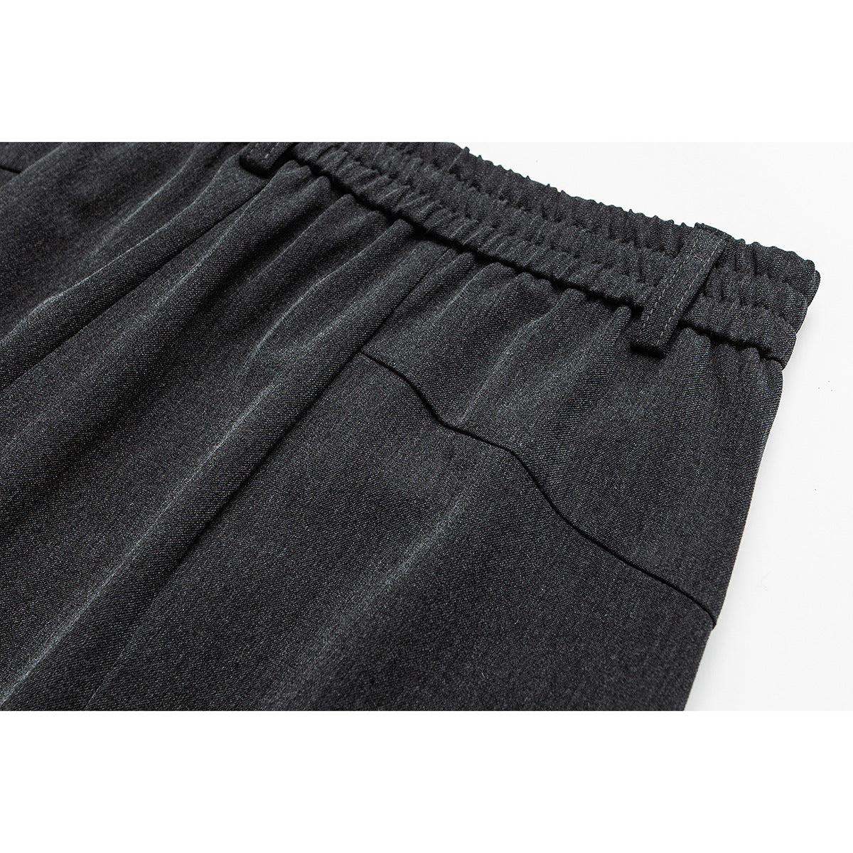 Suit Pants Draping Effect Breasted Placket Trousers For Men