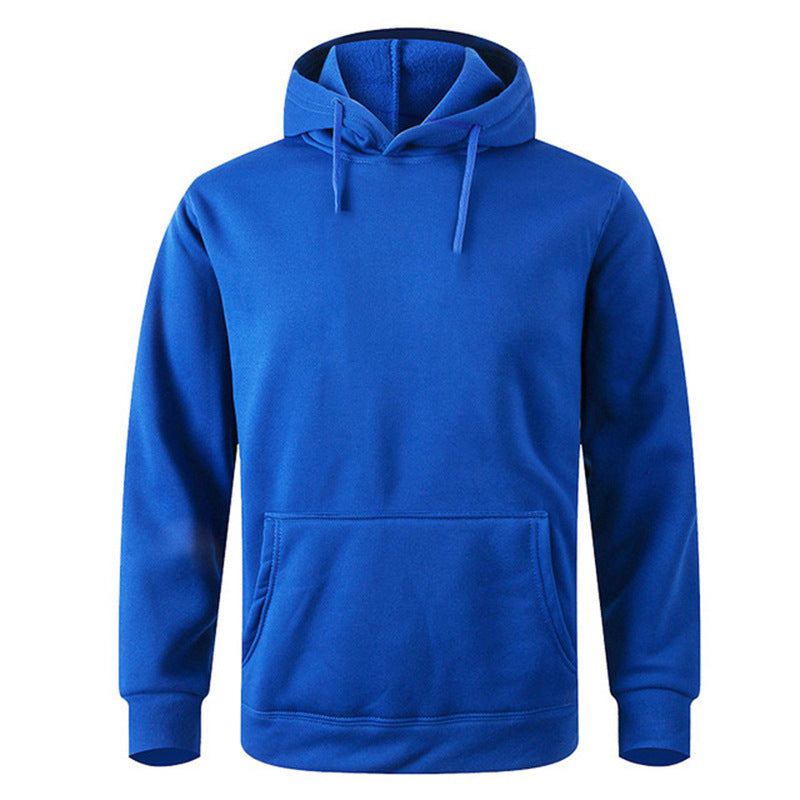 Solid Color Hooded Pullover Men's Sweater