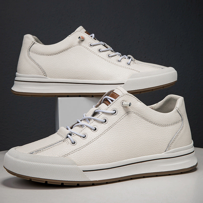 Men's White Shoes Breathable All-matching