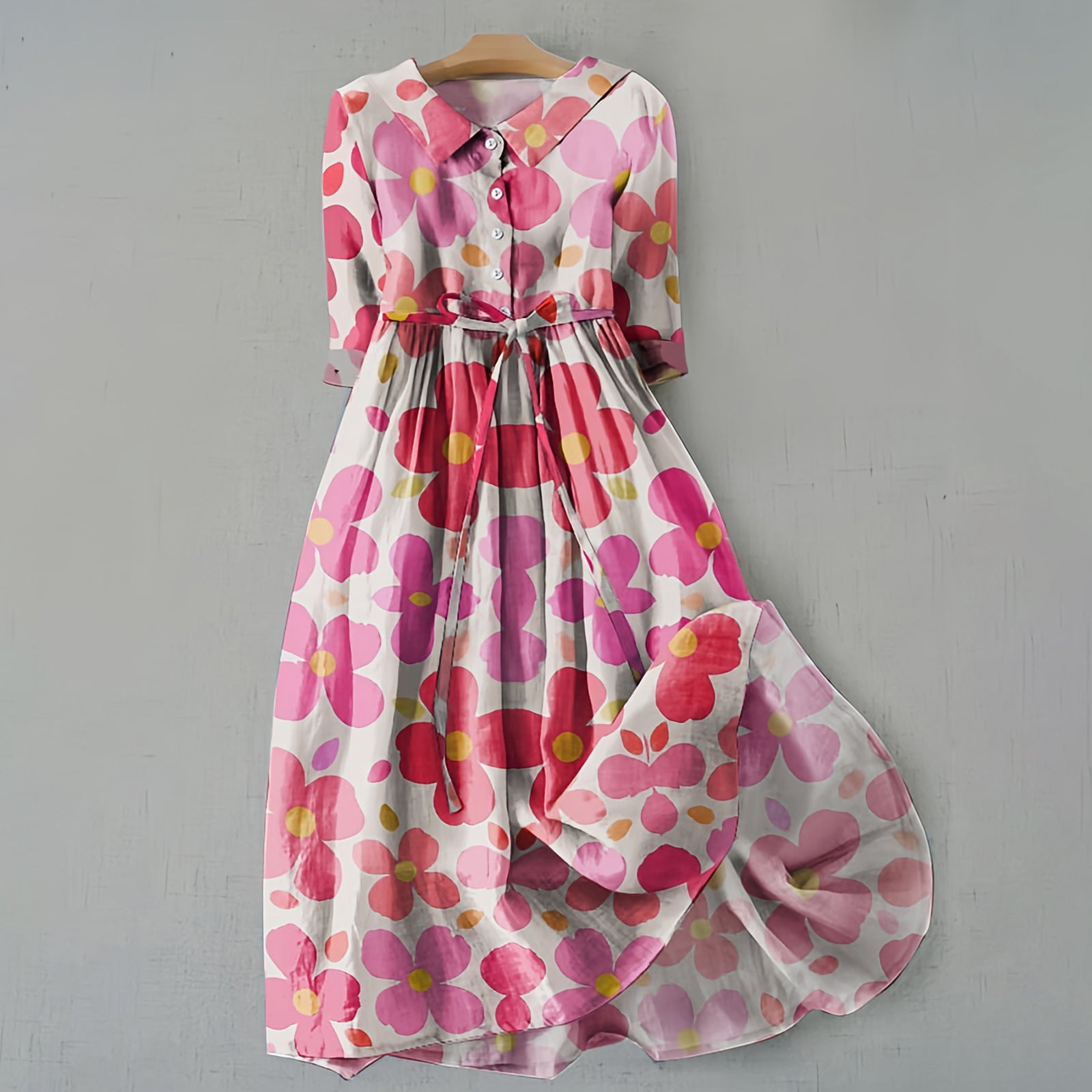 Shirt Dress Bohemian Vacation Style