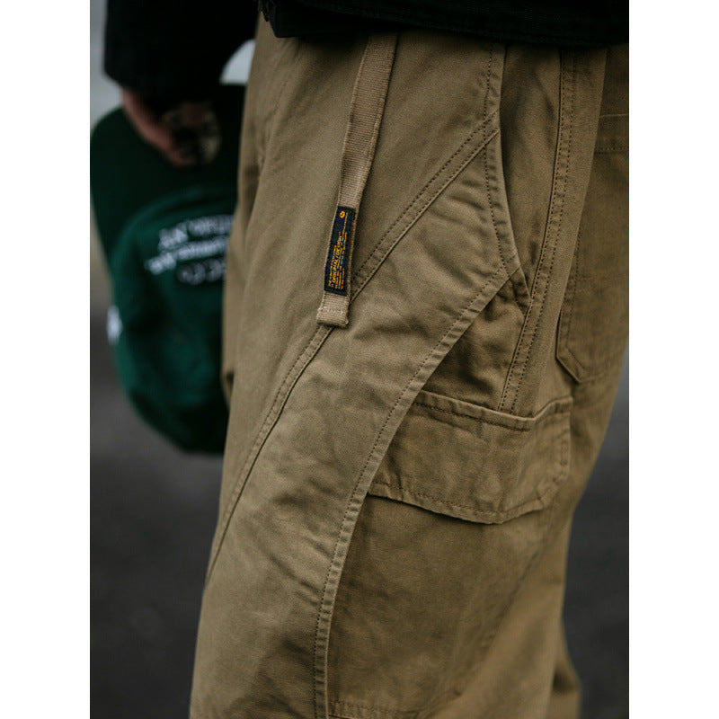 Design Overalls Men's Fashion Brand Loose All-match Micro-cone Casual