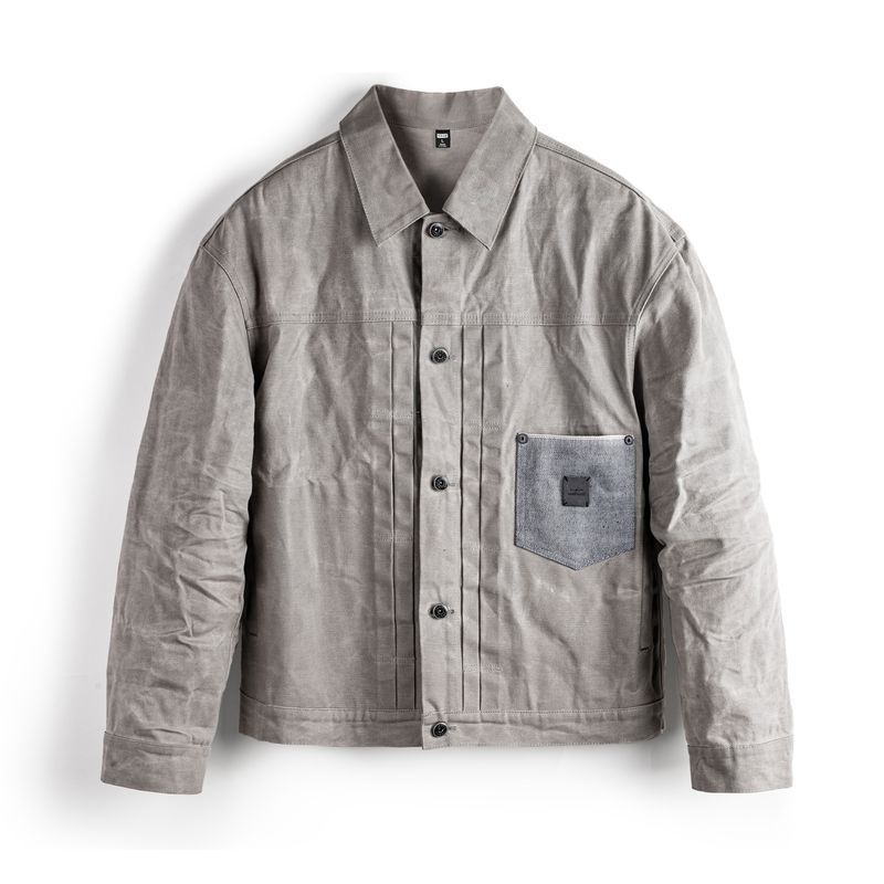 Pure Cotton Hunting Wear Stiff Gray Second Generation Coat Men's Autumn